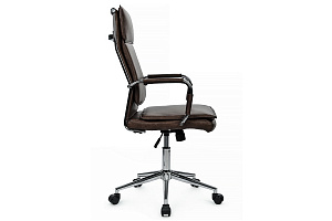 Кресло руководителя RV Chair DIL 6018H Коричневая экокожа фото